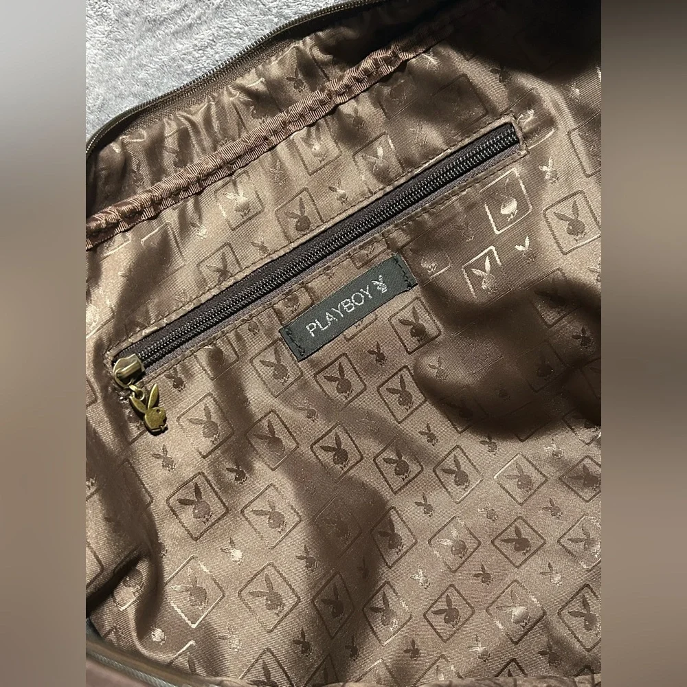 VTG Playboy Faux Embossed Leather Laptop Case